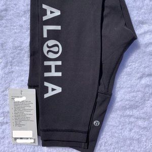New Rare Hawaii ‘ALOHA’ Print Lululemon Align Crop 21” Leggings size 4